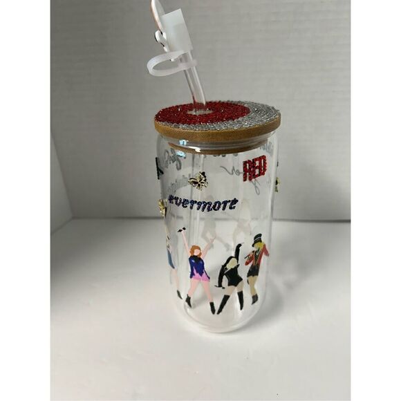 Handmade beer can shaped glass tumbler - Picture 2 of 4